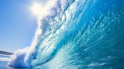 翻滚的海浪，简直是太美啦！海浪翻滚瞬间抓拍超震撼高清桌面壁纸图片