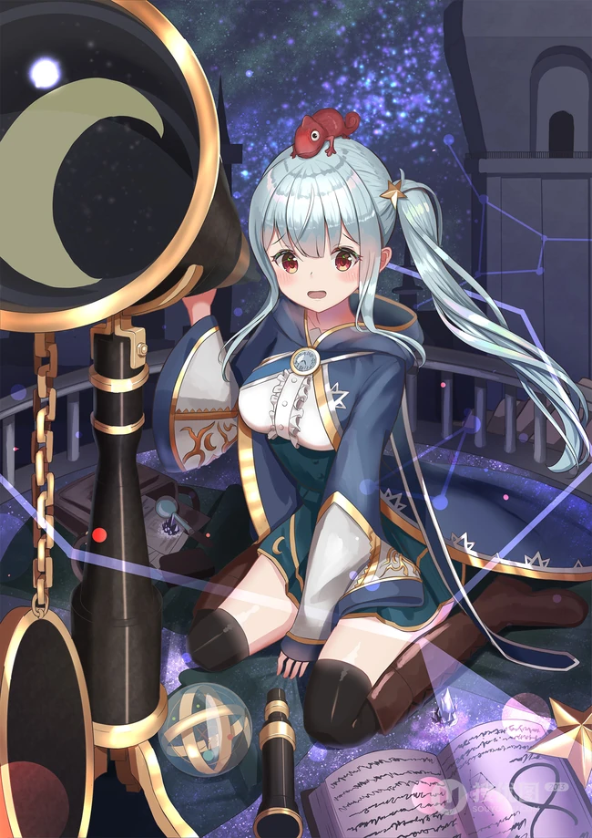 动漫马尾辫少女图片，各种不同绑法的二次元马尾辫动漫少女高清图片集