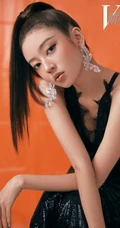 何瑞贤化身时尚摩登柔女生郎登杂志写真高扎马尾图片