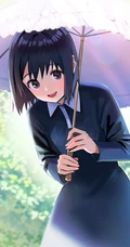 撑着不同雨伞的二次元少女精选高清唯美图片集