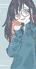 可爱的盐系女孩，动漫少女人物画美图插画图集