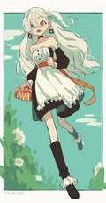 可爱的盐系女孩，动漫少女人物画美图插画图集