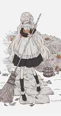 可爱的盐系女孩，动漫少女人物画美图插画图集
