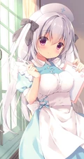 白衣护士装二次元少女图片合集，精选动漫系白衣天使美图