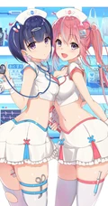 白衣护士装二次元少女图片合集，精选动漫系白衣天使美图