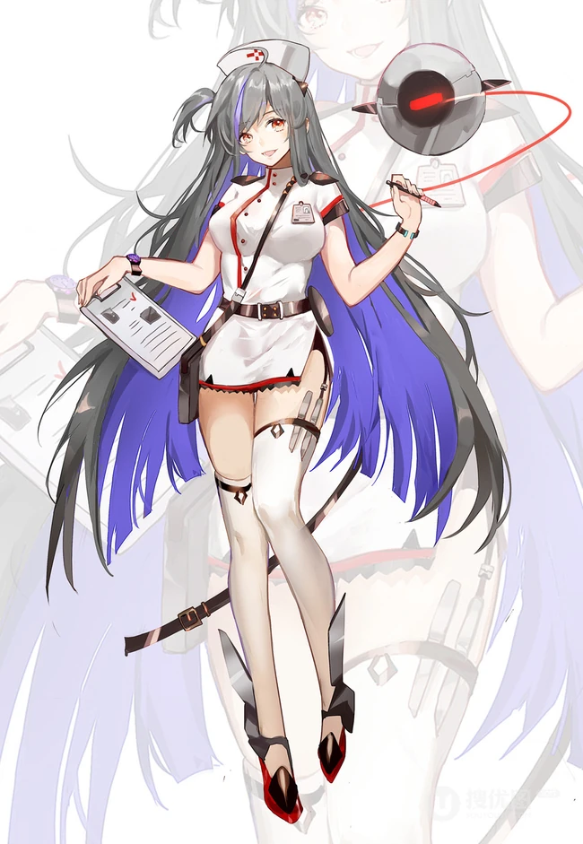 白衣护士装二次元少女图片合集，精选动漫系白衣天使美图