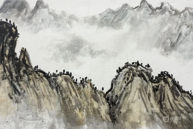 中国山水画，精选优美古风水墨山水画图片集 第6张