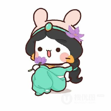 Q版迪士尼公主人物头像图片