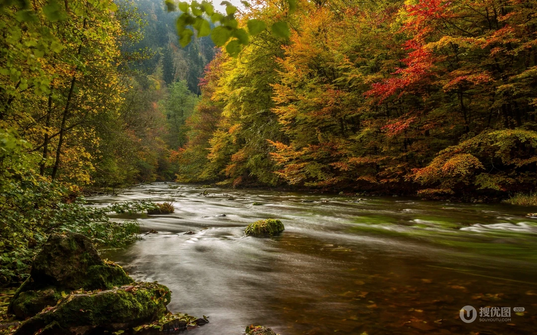 青山绿水，有山有水的美丽大自然风景电脑壁纸套图