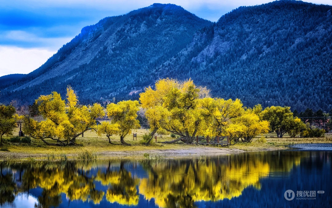青山绿水，有山有水的美丽大自然风景电脑壁纸套图