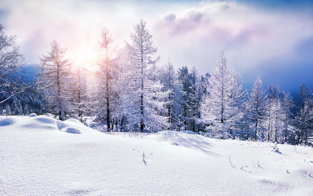 让人心旷神怡的雪山壁纸套图，白茫茫的雪山太美了