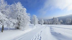 让人心旷神怡的雪山壁纸套图，白茫茫的雪山太美了
