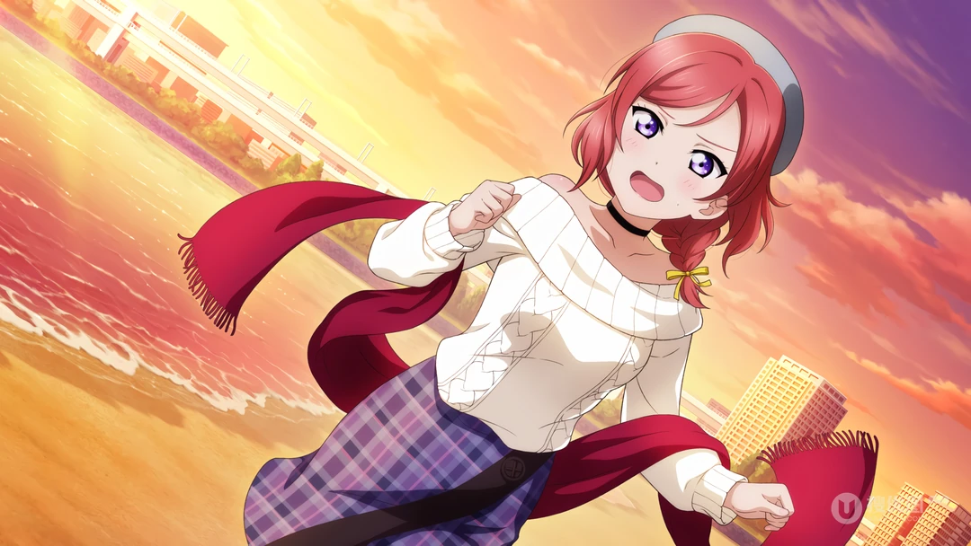 黄光闪耀，高清日漫Love Live Series少女主角壁纸