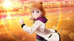 黄光闪耀，高清日漫Love Live Series少女主角壁纸