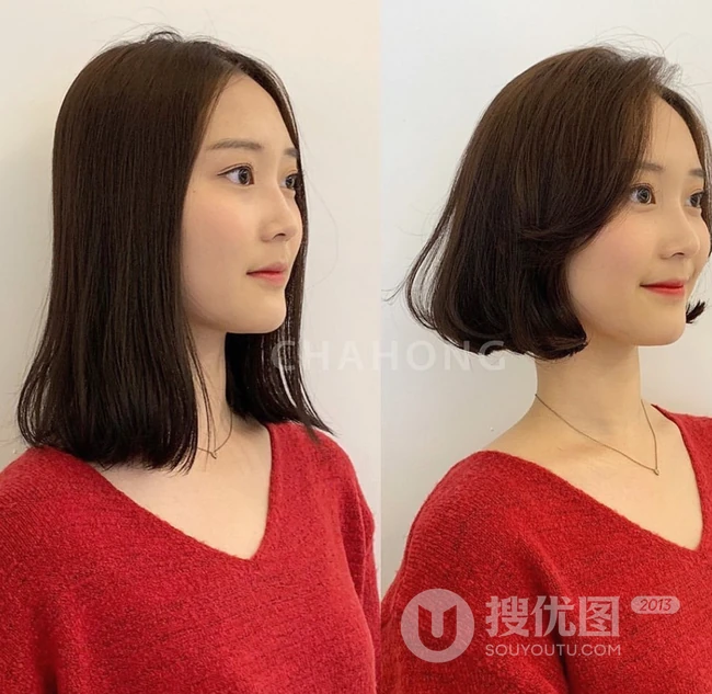 发型设计与脸型搭配，18款女生洋气发型前后对比照，有适合你的吗？ 第8张