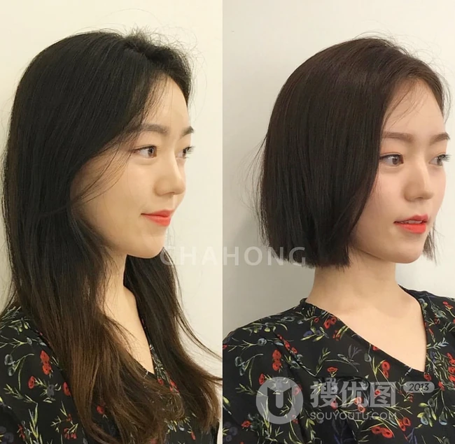 发型设计与脸型搭配，18款女生洋气发型前后对比照，有适合你的吗？ 第4张