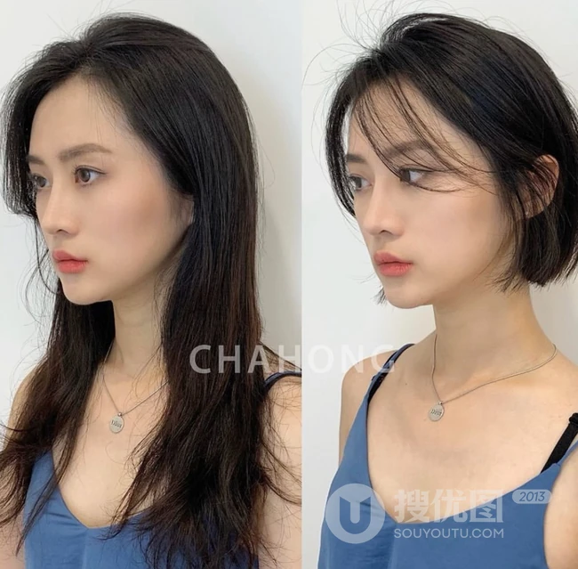 发型设计与脸型搭配，18款女生洋气发型前后对比照，有适合你的吗？ 第2张