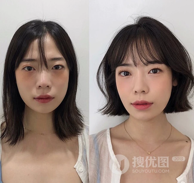 发型设计与脸型搭配，18款女生洋气发型前后对比照，有适合你的吗？ 第11张