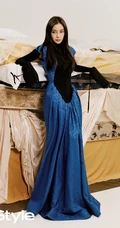 angelababy优家画报杂志造型多变酷美封面写真照