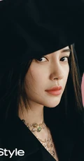 angelababy优家画报杂志造型多变酷美封面写真照