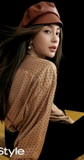 angelababy优家画报杂志造型多变酷美封面写真照
