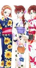 日漫《名侦探柯南》人物女主角毛利兰动漫插画图片
