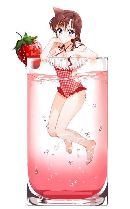 日漫《名侦探柯南》人物女主角毛利兰动漫插画图片