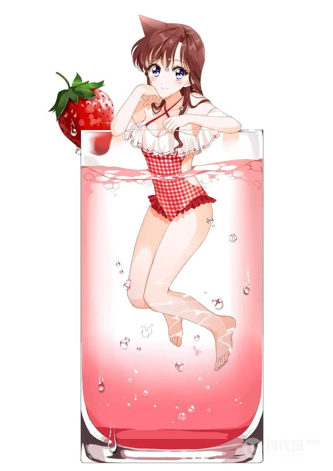 日漫《名侦探柯南》人物女主角毛利兰动漫插画图片