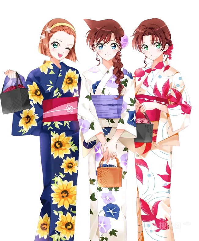 日漫《名侦探柯南》人物女主角毛利兰动漫插画图片