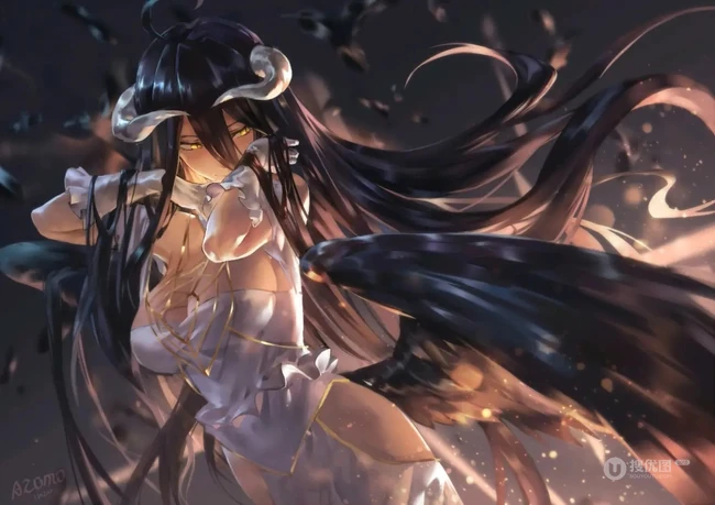 拥有恶魔般的外表，画师笔下的《Overlord》人物雅儿贝德气质图片集