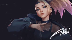 英雄联盟KDA女团的皮肤超清插画电脑壁纸，THEBADDEST单曲人物壁纸