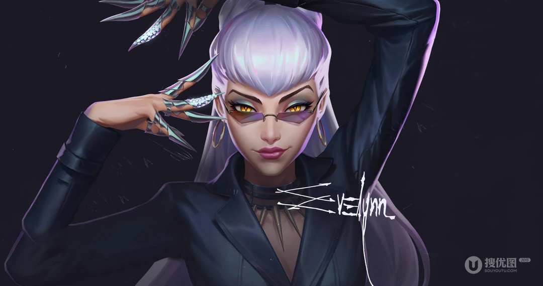 英雄联盟KDA女团的皮肤超清插画电脑壁纸，THEBADDEST单曲人物壁纸