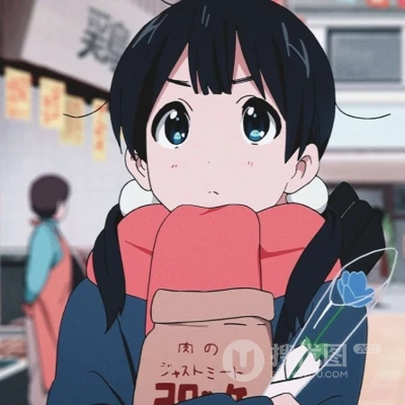 双马尾大眼睛可爱优质二次元动漫女生，少女头像图片
