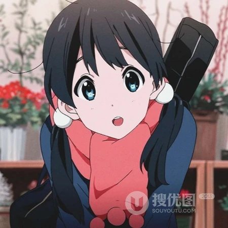双马尾大眼睛可爱优质二次元动漫女生，少女头像图片
