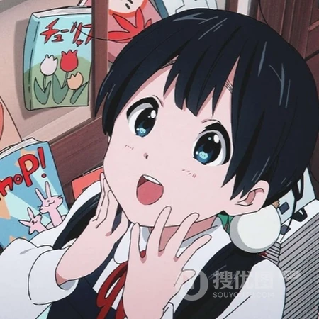 双马尾大眼睛可爱优质二次元动漫女生，少女头像图片