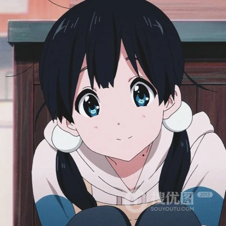 双马尾大眼睛可爱优质二次元动漫女生，少女头像图片