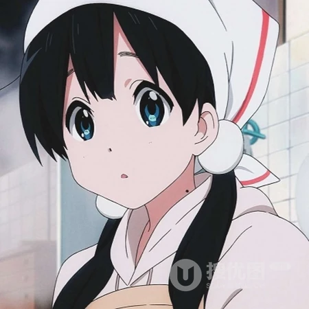 双马尾大眼睛可爱优质二次元动漫女生，少女头像图片