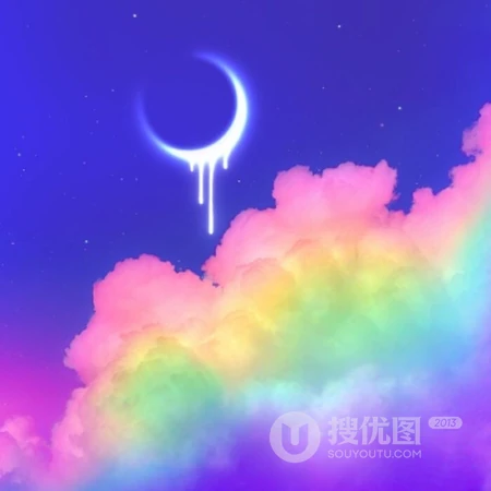 给女人带来好运的梦幻天空，云彩，彩虹等超美QQ景色头像图片