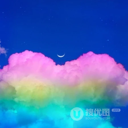 给女人带来好运的梦幻天空，云彩，彩虹等超美QQ景色头像图片