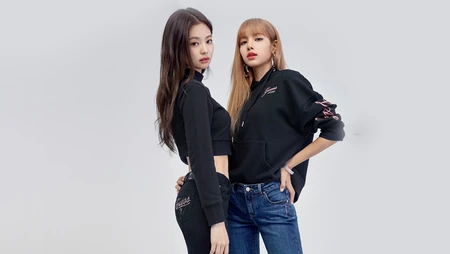 时尚高冷的韩国美女明星组合成员写真摄影电脑壁纸