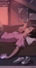 都市生活的少女，精选二次元城市动漫少女生活日常唯美插画图集