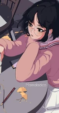 都市生活的少女，精选二次元城市动漫少女生活日常唯美插画图集