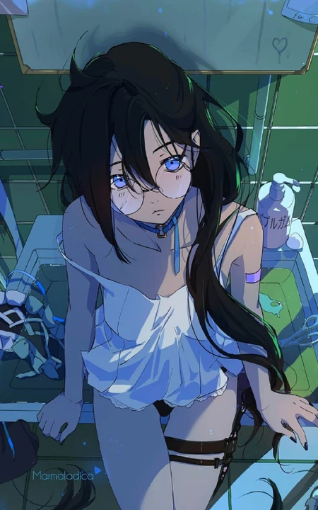 都市生活的少女，精选二次元城市动漫少女生活日常唯美插画图集