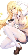 穿短裙的二次元动漫少女，精选动漫短裙少女唯美好看插画图集