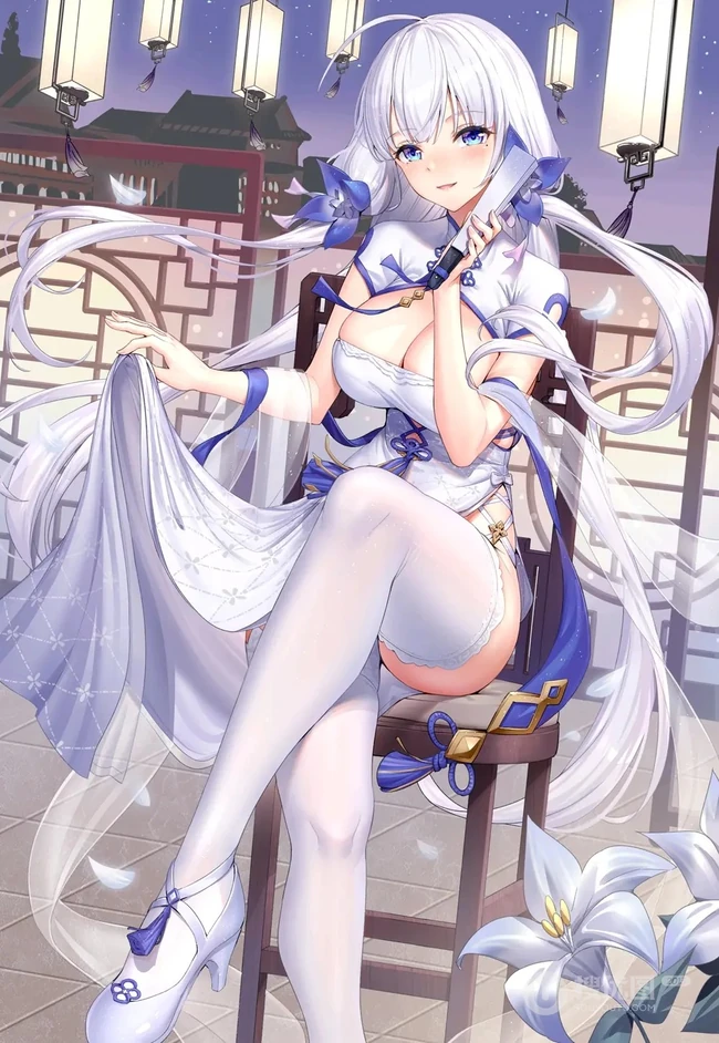 穿短裙的二次元动漫少女，精选动漫短裙少女唯美好看插画图集