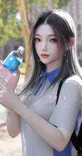 戴各类好看头饰的二次元动漫少女精选插画（杂图集）