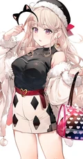 戴各类好看头饰的二次元动漫少女精选插画（杂图集）