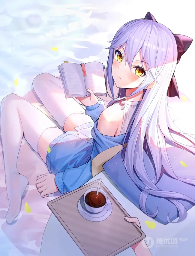 戴各类好看头饰的二次元动漫少女精选插画（杂图集）