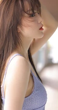 温柔可爱绝美漂亮少女小姐姐肩带小碎花V领长裙优雅楼道走廊写真