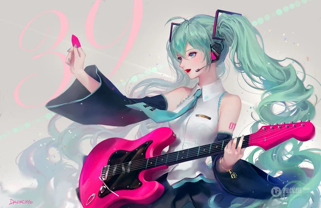 韩国插画师DADACHYO笔下的精美动漫少女插画图集欣赏